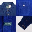 画像4: 90's DOCKERS インディゴ染め コーデュロイワークシャツ "DEADSTOCK" (4)