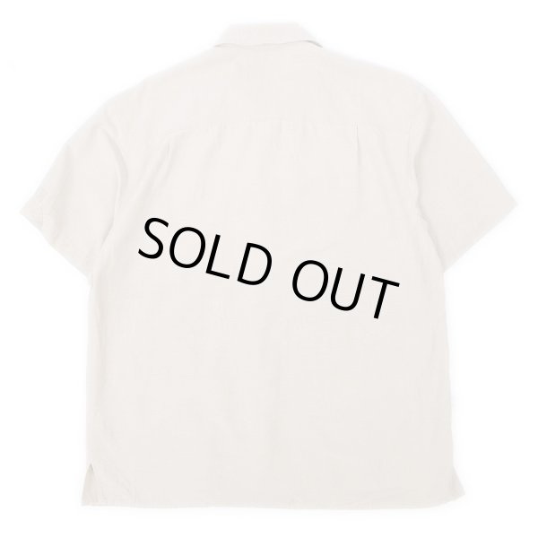 画像2: 00's IBM S/S オープンカラーシルクシャツ (2)