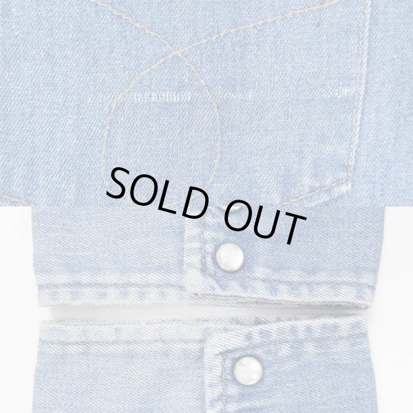 画像4: 70's BIG MAC デニムウエスタンシャツ (4)