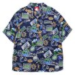 画像1: 90's NFL "SEATLE SEAHAWKS" オープンカラー レーヨンシャツ (1)