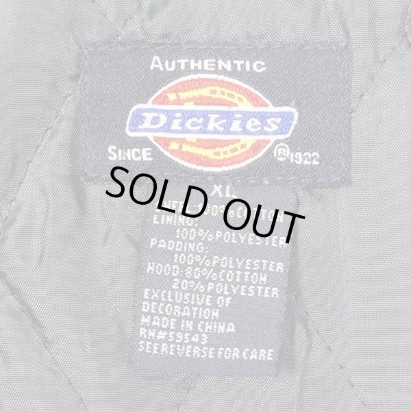 画像2: 90's Dickies キルティングライナー フーディーネルシャツ "NAVY Plaid" (2)