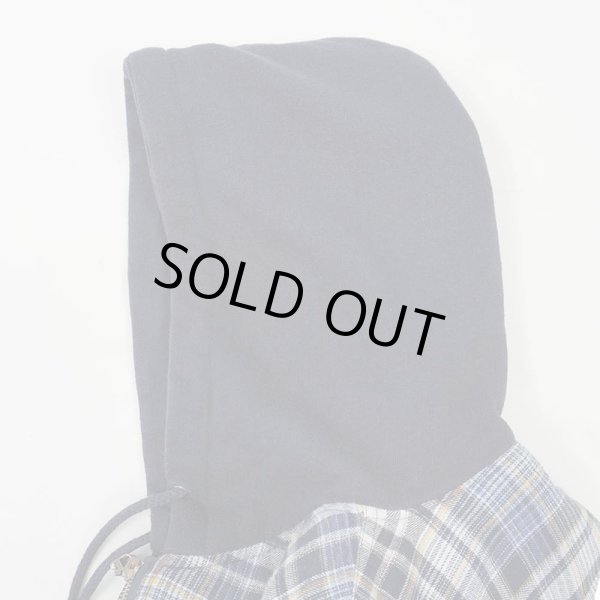 画像3: 90's Dickies キルティングライナー フーディーネルシャツ "NAVY Plaid" (3)