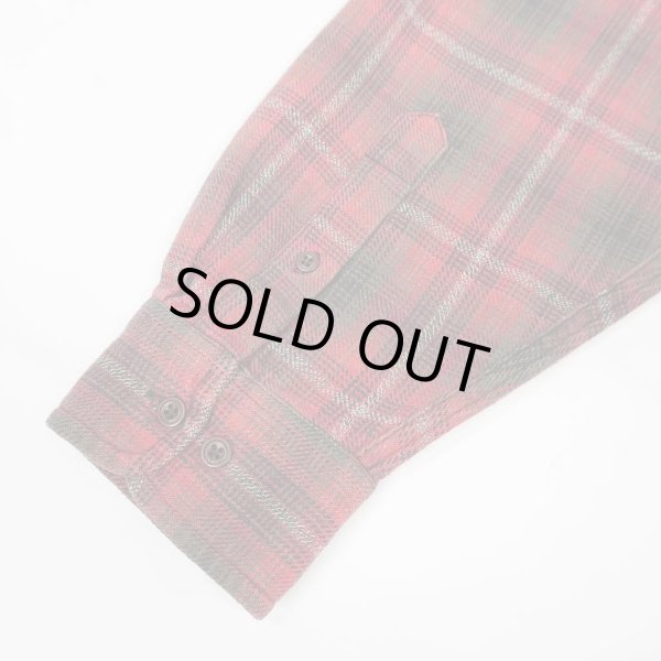 画像4: 00's OLD GAP オンブレチェック柄 ヘビーネルシャツ (4)