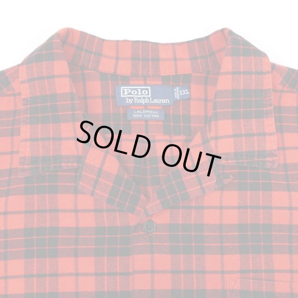 画像3: 90's Polo Ralph Lauren オープンカラーシャツ "CALDWELL" (3)