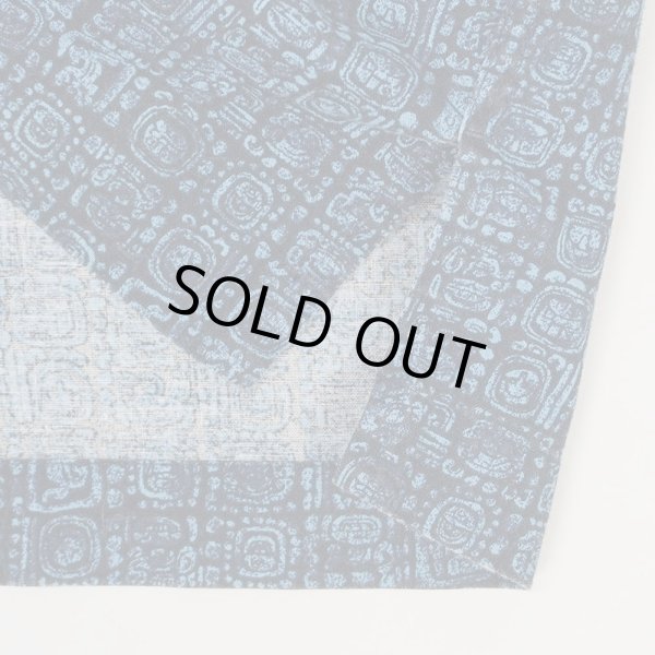 画像4: 00's L.L.Bean S/S 総柄 オープンカラーシャツ "BLUE×NAVY" (4)