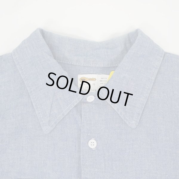 画像3: 70's KEY コットンシャンブレーシャツ "MADE IN USA" (3)