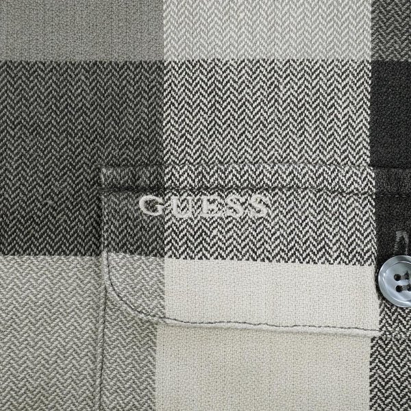 画像3: 90-00's GUESS バンドカラーシャツ (3)
