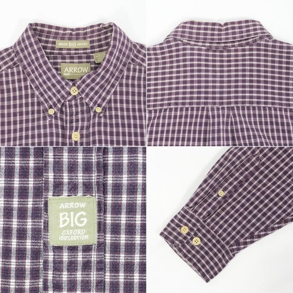 画像3: 90's ARROW ボタンダウンシャツ "BIG OXFORD" (3)