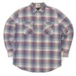 画像1: 00's PENDLETON フランネルワークシャツ (1)
