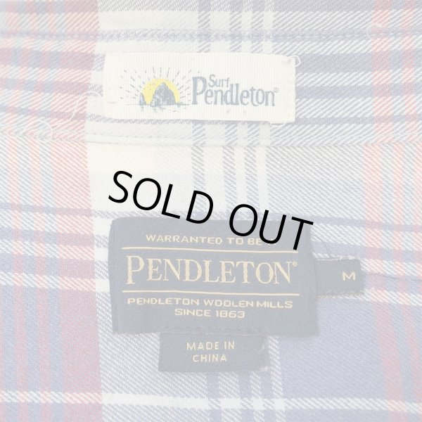 画像2: 00's PENDLETON フランネルワークシャツ (2)