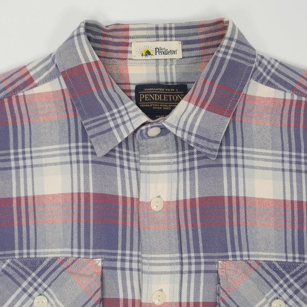 画像3: 00's PENDLETON フランネルワークシャツ (3)