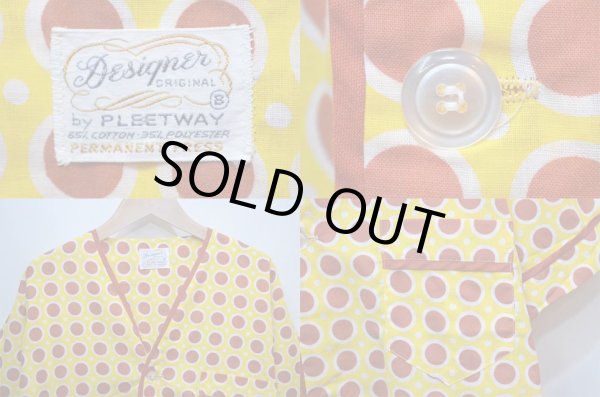 画像3: 70's PLEETWAY S/S スリーピングシャツ "DEADSTOCK" (3)