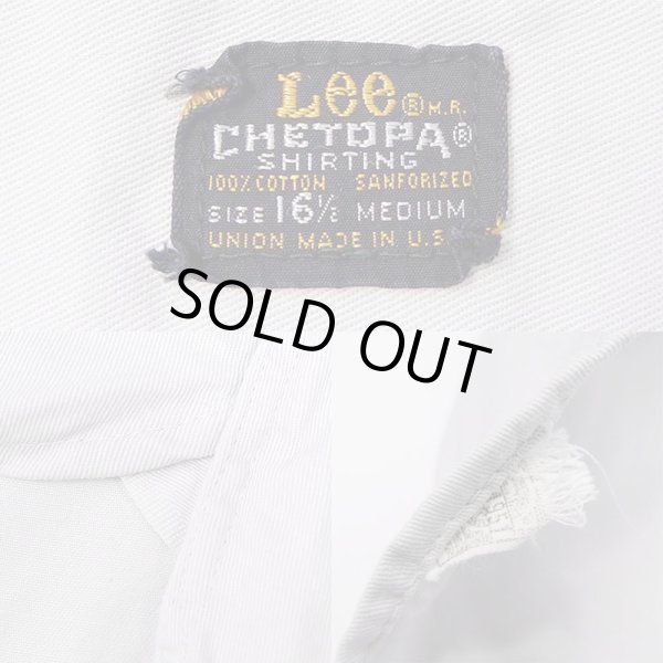 画像3: 60's Lee CHETOPA マチ付きワークシャツ "ARMY&AIR FORCE EXCHANGE SERVICE" (3)