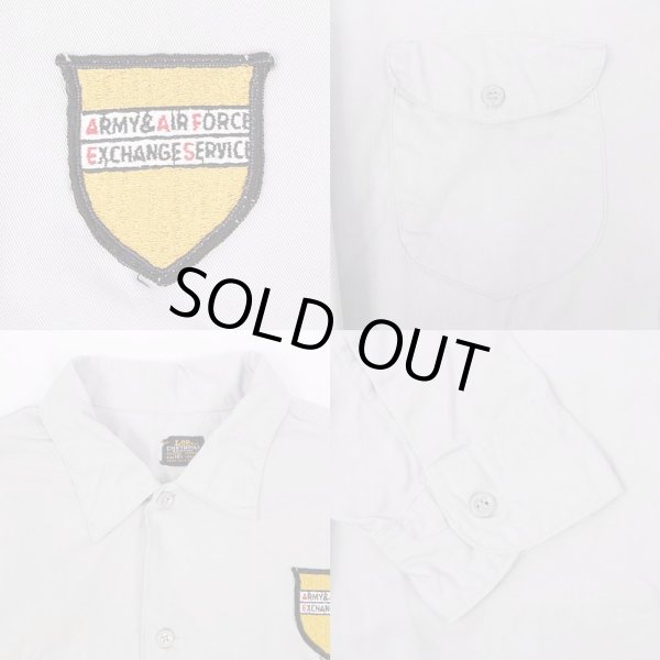 画像4: 60's Lee CHETOPA マチ付きワークシャツ "ARMY&AIR FORCE EXCHANGE SERVICE" (4)