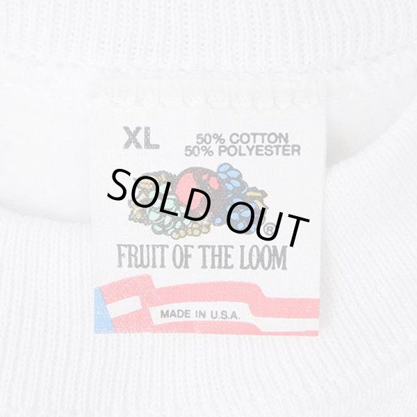画像3: 90's FRUIT OF THE ROOM 両面プリント スーベニア スウェット "MADE IN USA / DEADSTOCK" (3)
