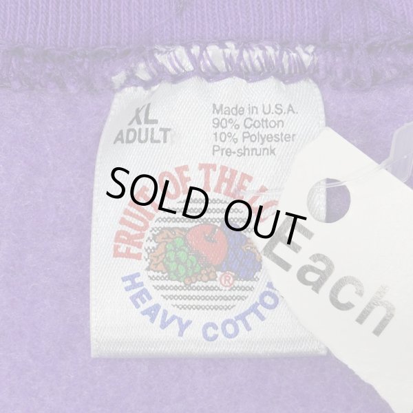 90's Fruit of the loom ブランクスウェット 