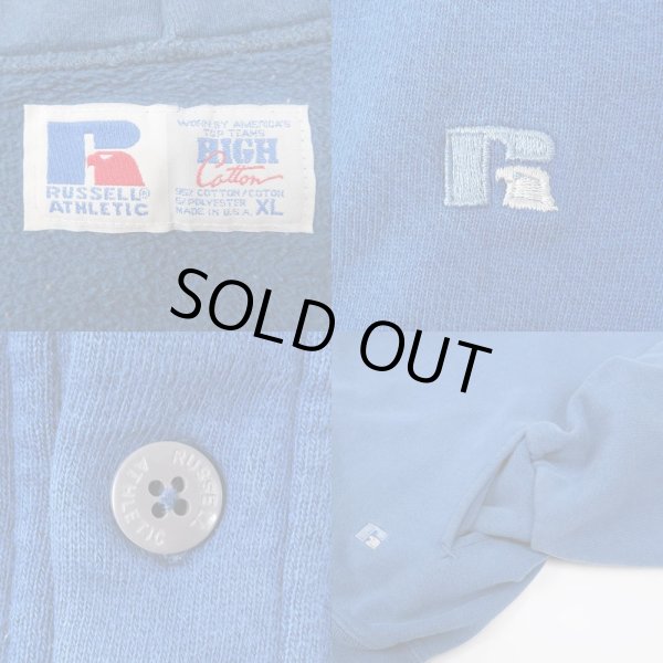 画像3: 90's RUSSELL ヘンリーネック スウェットパーカー “MADE IN USA” (3)