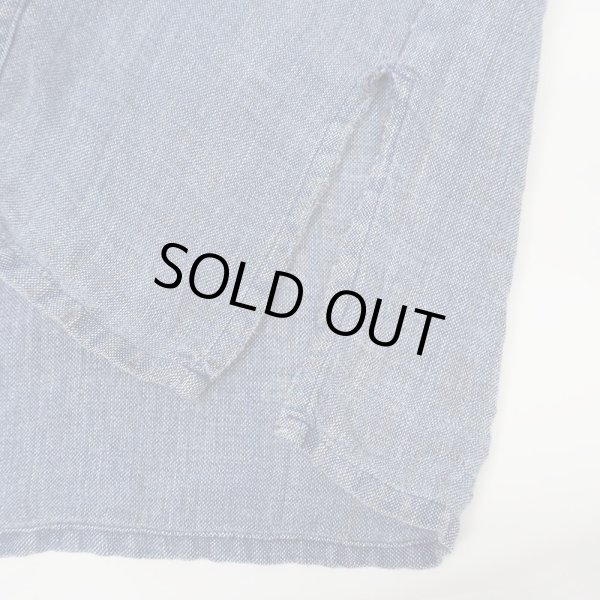 画像3: 00's Eddie Bauer インディゴリネンパーカー (3)