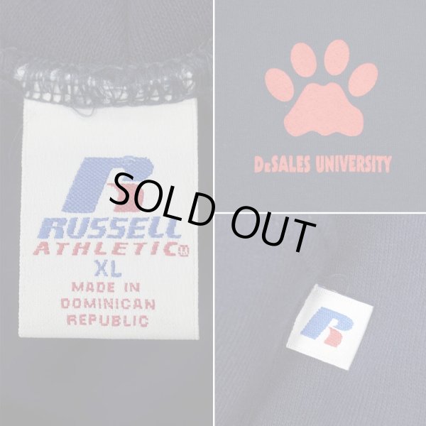 画像3: 00's RUSSELL 両面カレッジプリント スウェットパーカー (3)