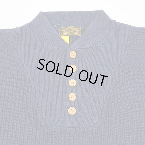 画像3: 80's Eddie Bauer コットン ジープニット "黒タグ" (3)