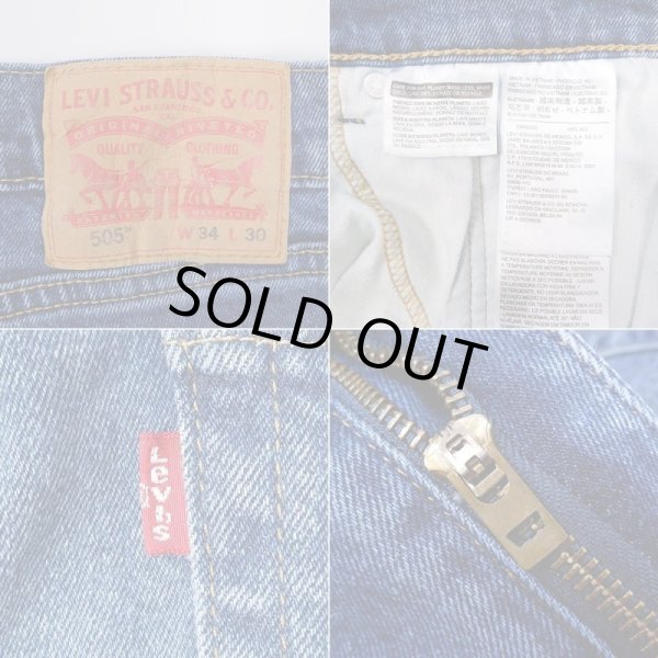 画像3: 00's Levi's 505 デニムパンツ "実寸W35 L30" (3)