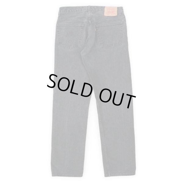 画像2: 00's Levi's 505 ブラックデニムパンツ (2)