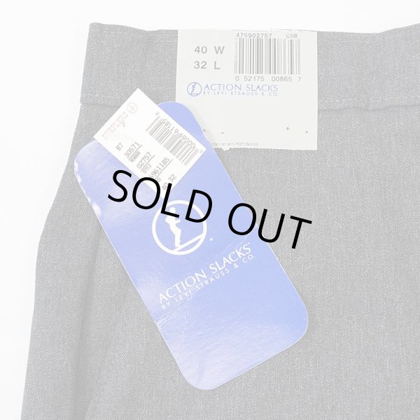 画像4: 00's Levi's アクションスラックス "CHARCOAL GRAY / DEADSTOCK" (4)