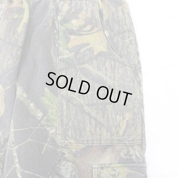 画像4: 00's MOSSY OAK リアルツリーカモ柄 スウェットカーゴパンツ (4)