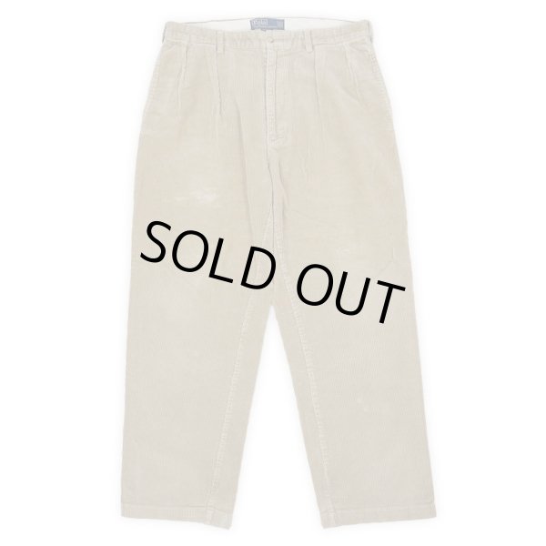 画像1: 90's Polo Ralph Lauren 2タック 太畝コーデュロイトラウザー "ANDREW PANT / W34 L30 / AS-IS" (1)