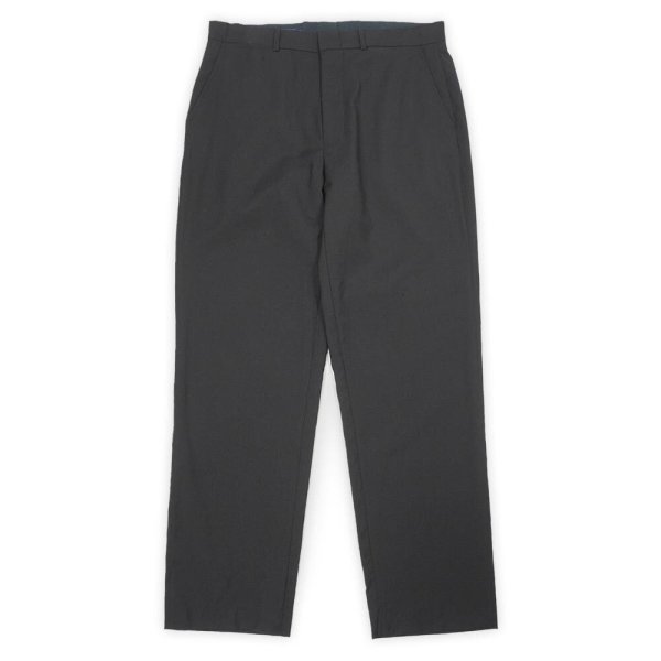 画像1: 90's Polo Ralph Lauren ノータック ウールトラウザー "BLACK / W33" (1)