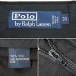 画像3: 90's Polo Ralph Lauren ノータック ウールトラウザー "BLACK / W33" (3)