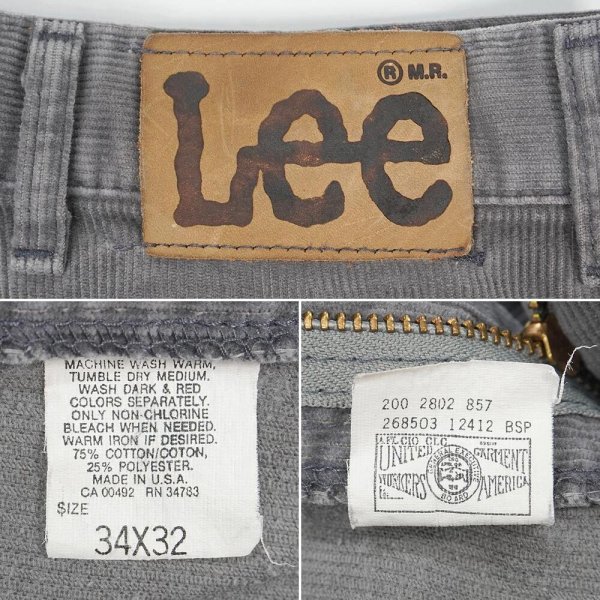画像3: 80's Lee 200-2802 コーデュロイパンツ "MADE IN USA" (3)