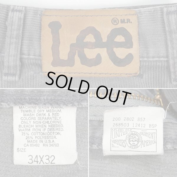 画像3: 80's Lee 200-2802 コーデュロイパンツ "MADE IN USA" (3)