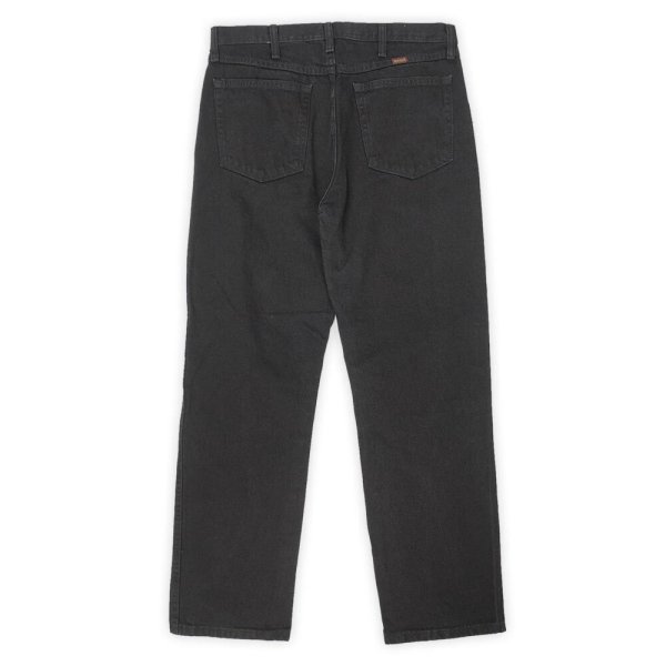 画像2: 00's RUSTLER ブラックデニムパンツ "W34 L30" (2)