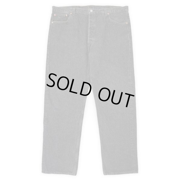 画像1: 90's Levi's 501-0658 先染め ブラックデニムパンツ "MADE IN USA / W42 L32" (1)