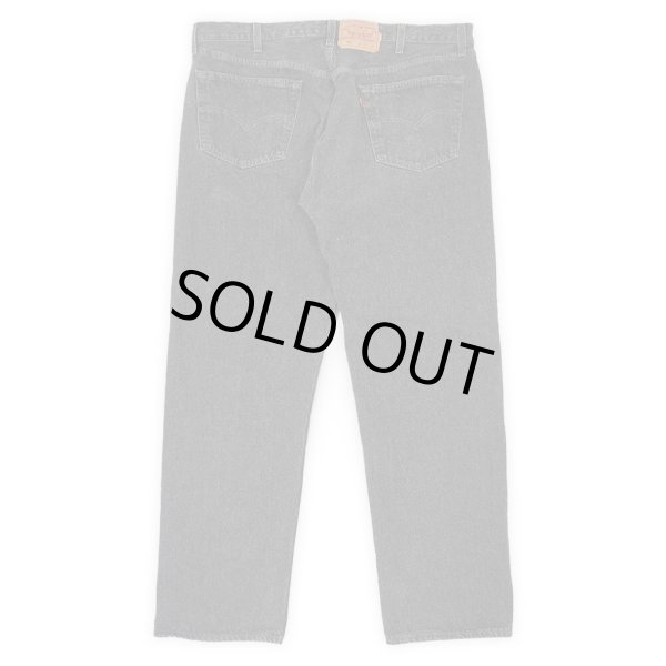 画像2: 90's Levi's 501-0658 先染め ブラックデニムパンツ "MADE IN USA / W42 L32" (2)