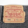 画像3: 90's Levi's 501-0658 先染め ブラックデニムパンツ "MADE IN USA / W42 L32" (3)