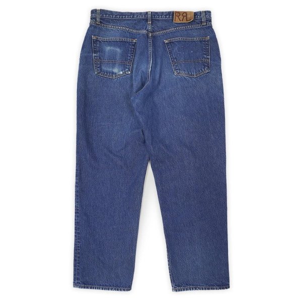 画像2: 90's RRL 5ポケット デニムパンツ "W38 L31 / MADE IN USA" (2)