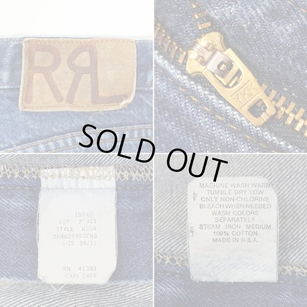 画像3: 90's RRL 5ポケット デニムパンツ "W38 L31 / MADE IN USA" (3)
