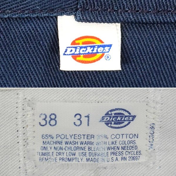 画像3: 80's Dickies 874 ワークパンツ "チビタグ / MADE IN USA / W38 L31" (3)