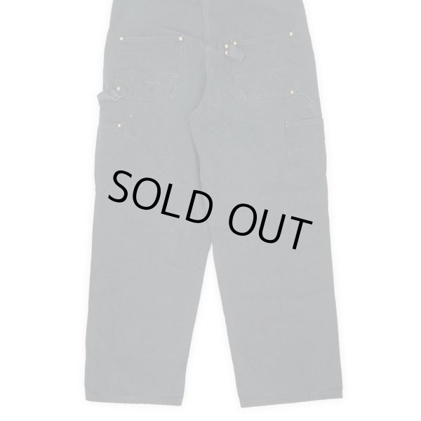 画像3: 00's Carhartt ダブルニー ダックオーバーオール "R01 BLK / W40 L30" (3)