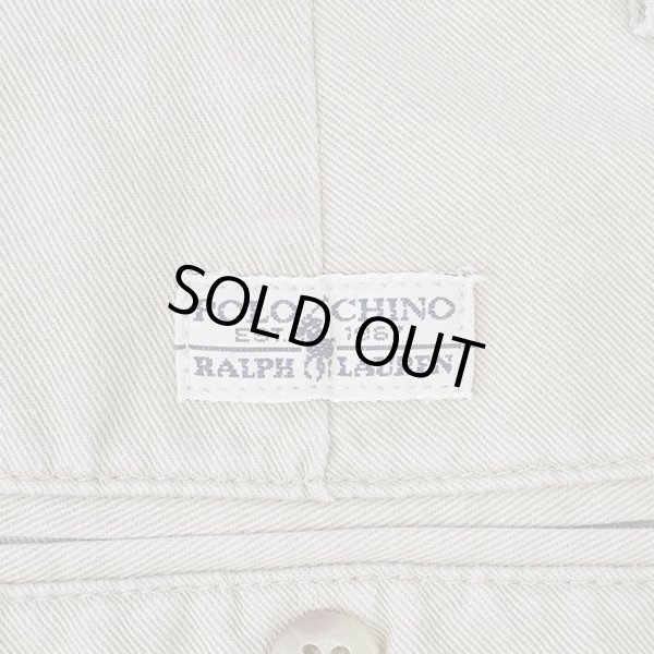 画像3: 90's Polo Ralph Lauren 2タック チノショーツ "TYLER SHORT / BEIGH" (3)