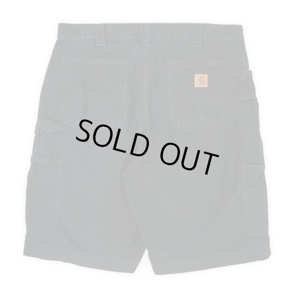 画像2: 00's Carhartt ライトダック ペインターショーツ "B147 BLK" (2)