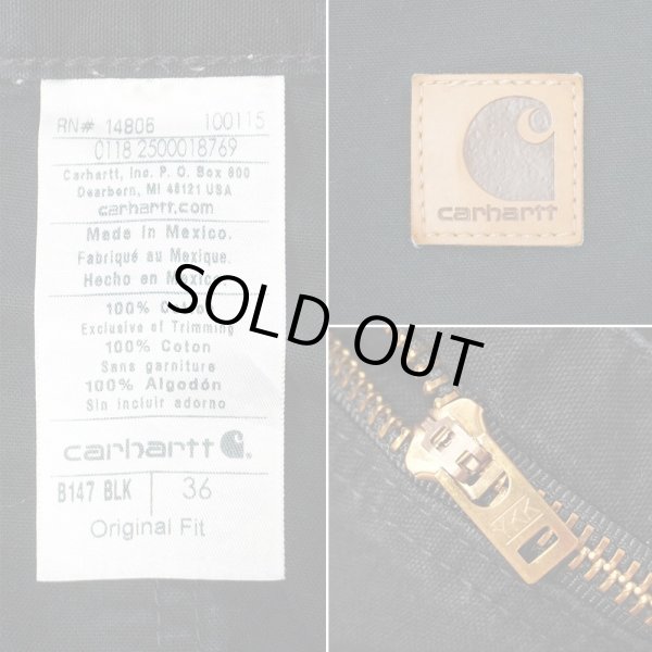 画像3: 00's Carhartt ライトダック ペインターショーツ "B147 BLK" (3)