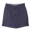 画像1: 90's Polo Ralph Lauren 2タック チノショーツ "TYLER SHORT / FADE NAVY" (1)