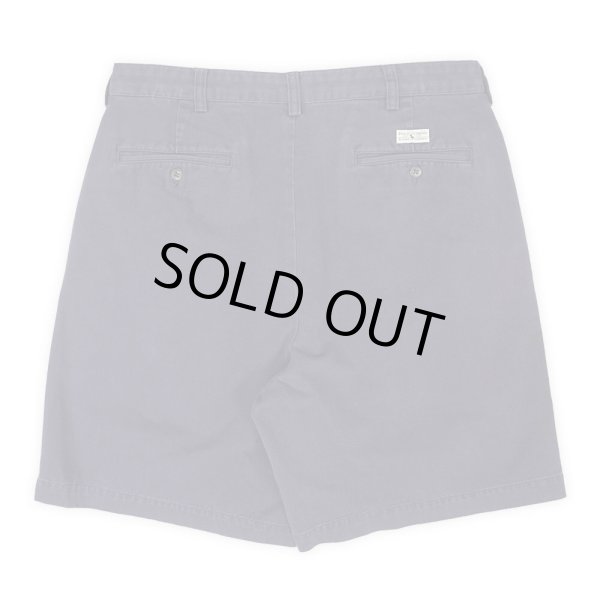 画像2: 90's Polo Ralph Lauren 2タック チノショーツ "TYLER SHORT / FADE NAVY" (2)