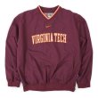 画像1: 00's NIKE Vネック プルオーバー "VIRGINIA TECH" (1)