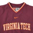 画像3: 00's NIKE Vネック プルオーバー "VIRGINIA TECH" (3)