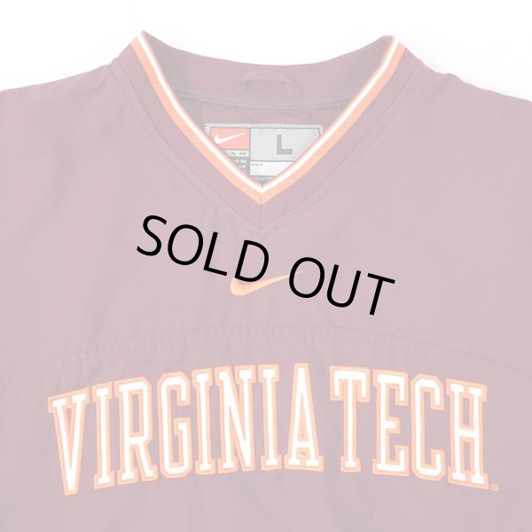 画像3: 00's NIKE Vネック プルオーバー "VIRGINIA TECH" (3)