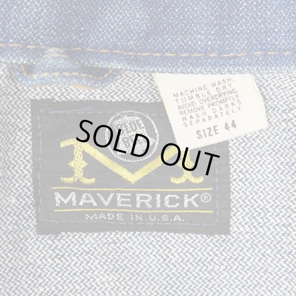 画像3: 70's MAVERICK デニムジャケット "MADE IN USA / size44" (3)
